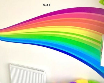 Rainbow - 2477mm x 716mm - Wall sticker - 23