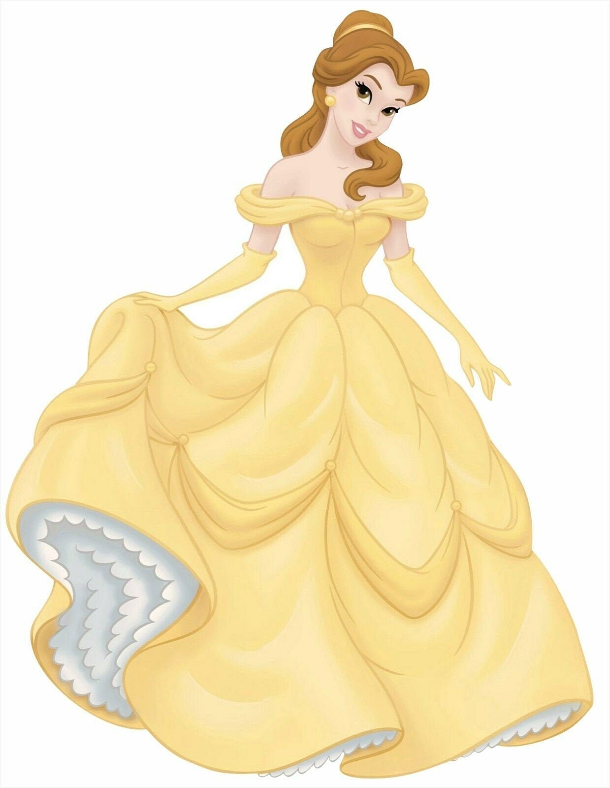 Disney Princess Belle 420mm X 321mm Wall /cupboard Sticker 191 