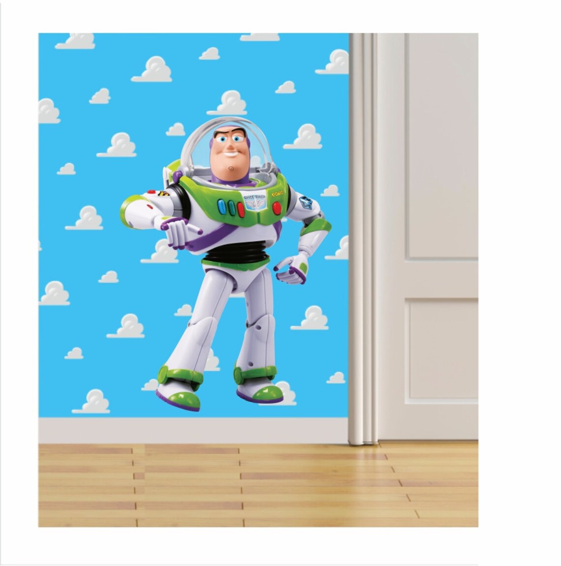 Buzz Lightyear Toy Story Wall Sticker Large Various Etsy UK