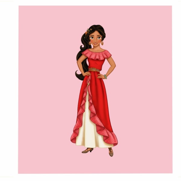 Disney Prinzessin Elena von Avalor - 500mm x 177mm - Wand- /Schrankaufkleber - 211