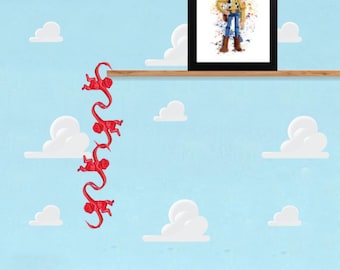 MONKEY CHAIN Wall Sticker - Toy Story Theme - Smaller Size 187mm x 125mm
