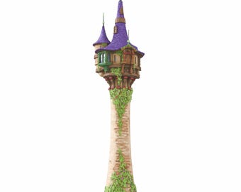 PRINCESS TOWER (1220mm) - Wall Sticker
