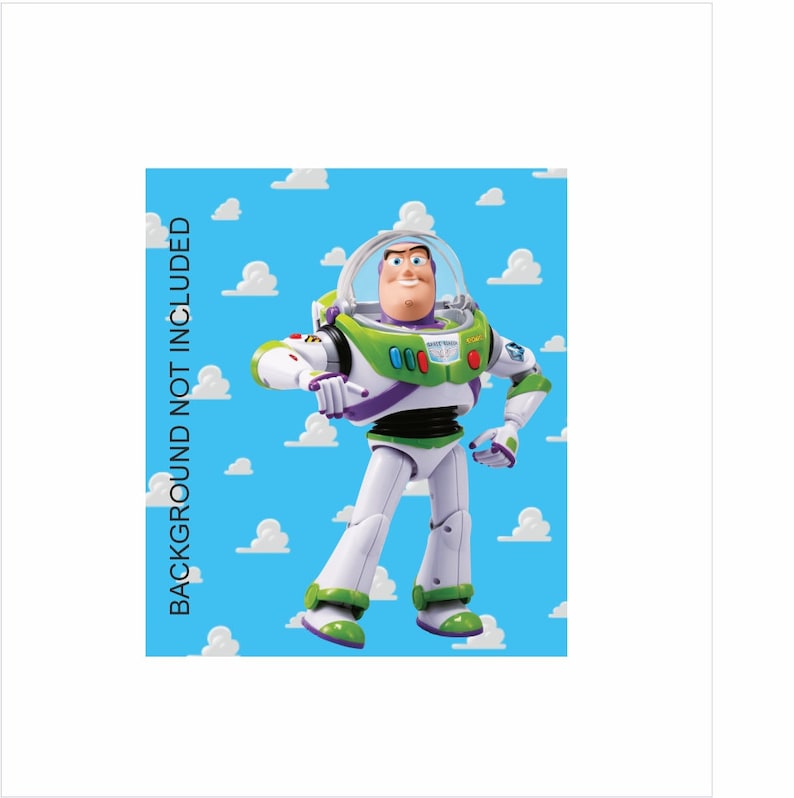 Buzz Lightyear Toy Story Wall Sticker 285MM X 204MMW Etsy UK