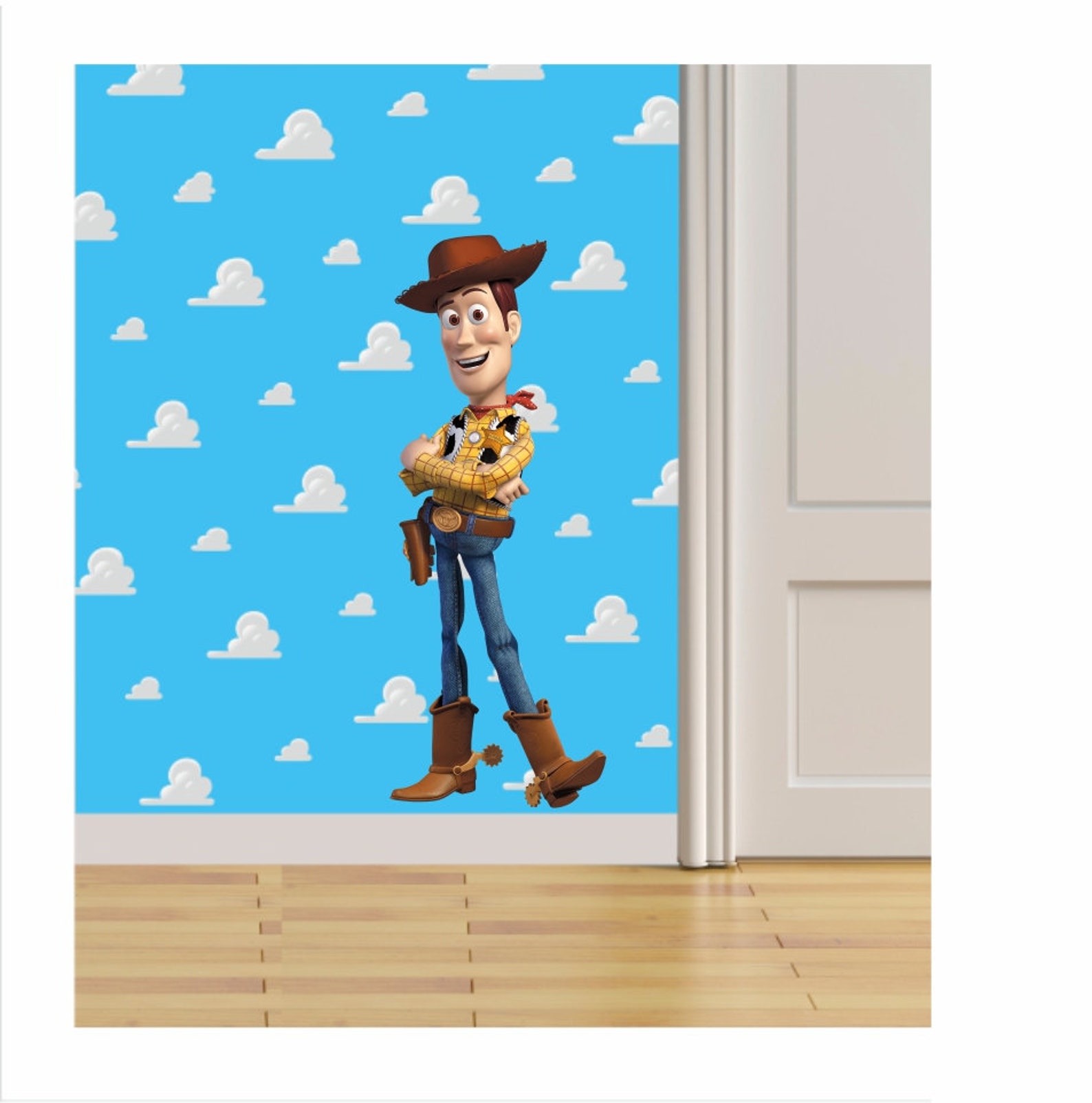 Woody Toy Story Wall Sticker Large Various Sizes Cut Etsy UK