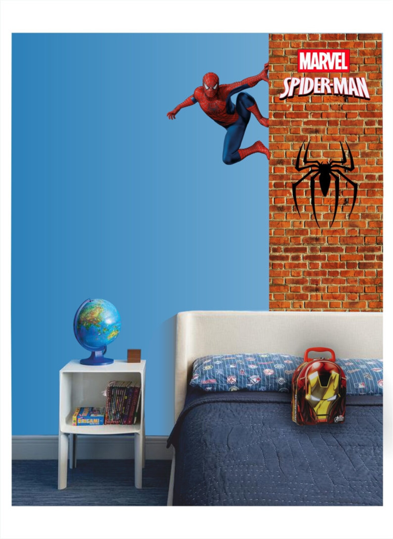 Spiderman Scaling Building Wall Sticker Marvel Inspired 1m Etsy