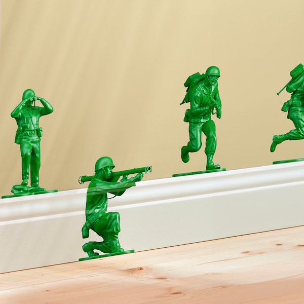 Groene legermannen Toy Story X24 - Jongens/meisjeskamermuur-/autostickers In vorm gesneden