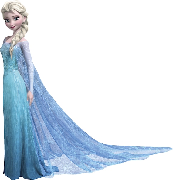 Disney Princess Frozen 1 Elsa 415mm X 273mm Wall /cupboard Sticker 223 -  Etsy Sweden