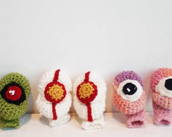 Eyeball Finger Puppets ENG CROCHET PATTERN