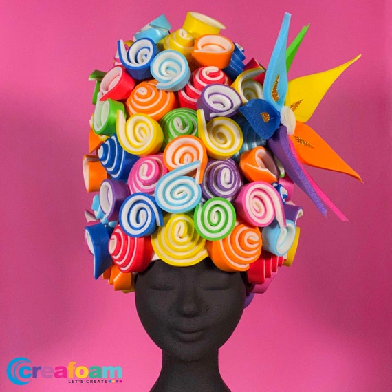 foam afro wig