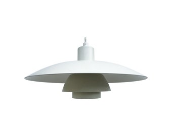 Poul Henningsen. Colgante PH 4/3 Blanco. Fabricado en Louis Poulsen. Ø. 40cm