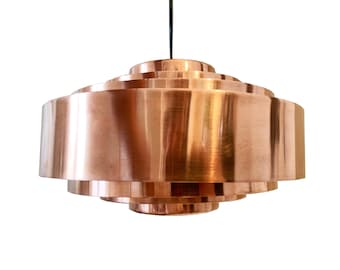 Jo Hammerborg Ultra Copper Pendant – Danish Mid Century Modern Lighting