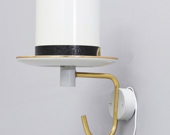 Hans-Agne Jakobsson AB, Markaryd - White Hat Lamp - Swedish 1960s Design