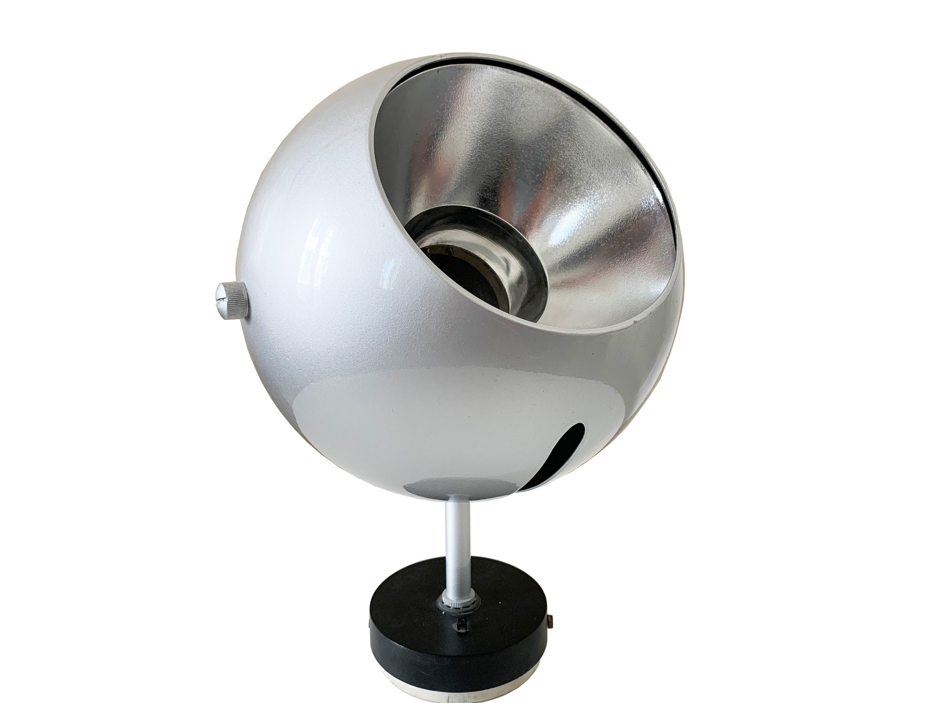 xl Silver Wall Spot de Louis Poulsen - Type 48610 Ejner Graae & Henning Heiger Danemark 70S