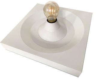 White Metal Wall Lights by Klaus Hempel for Kaiser Leuchten, 1970s