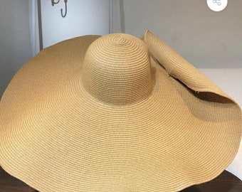 Big Straw Hat - Etsy