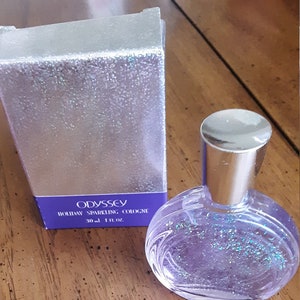 Avon ODYSSEY Holiday Sparkling Cologne (Glitter) 1 fl. oz. FULL, Mint in Box, Vintage 1994, Discontinued, vHTF