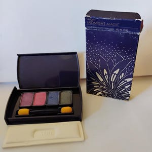 Avon Midnight Magic Color Creme FROSTY EYESHADOWS (4 Colors), Never Used, Mint In Box, Vintage 1980s, Discontinued