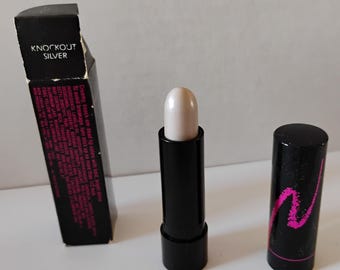 Avon KNOCKOUT SILVER Hot Shot Lips Lip Color (Lipstick), MiB, Never Used, Discontinued, Vintage 1980s, NOS