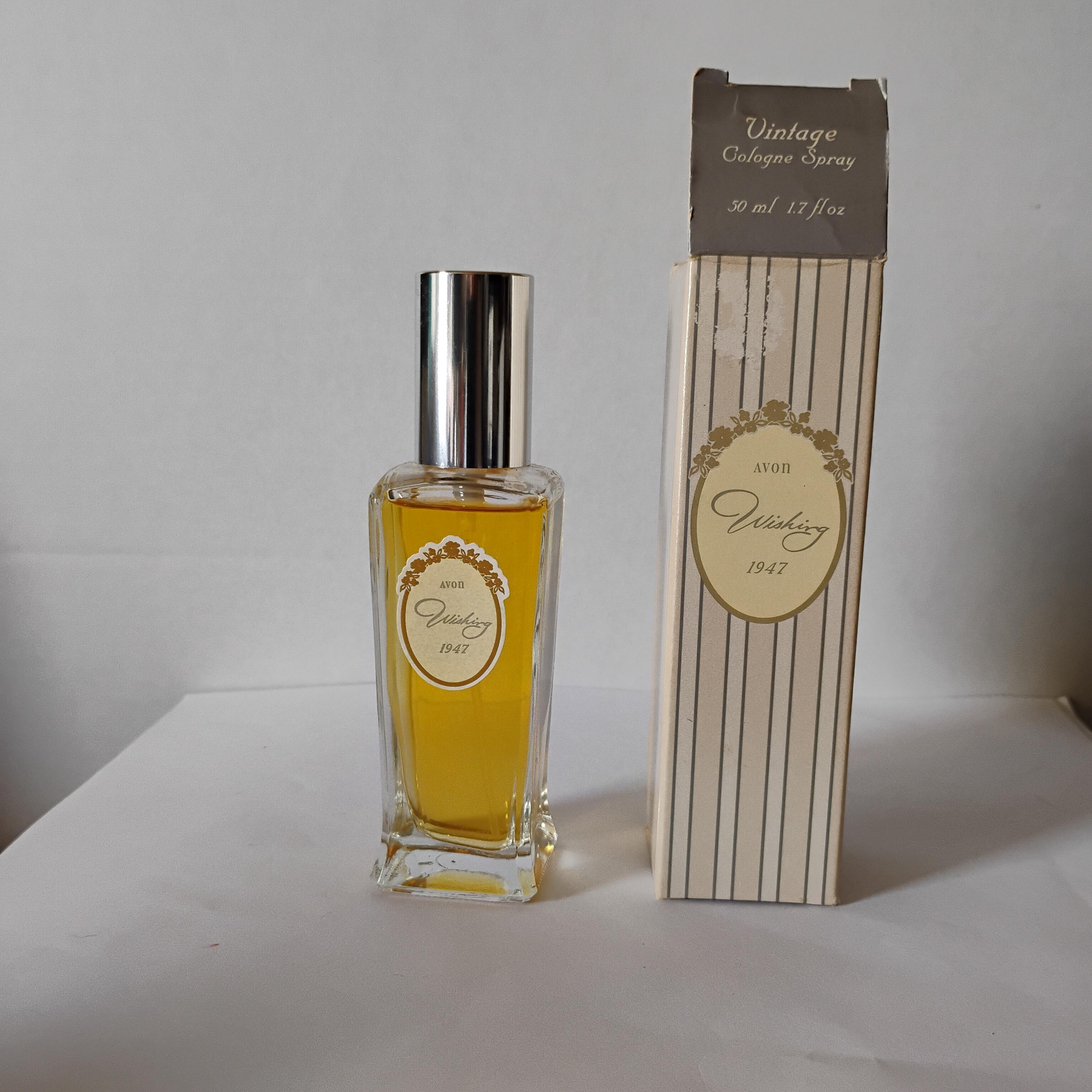 Avon 1997 WISHING Vintage Cologne Spray 1.7 Fl. Oz. FULL, Never