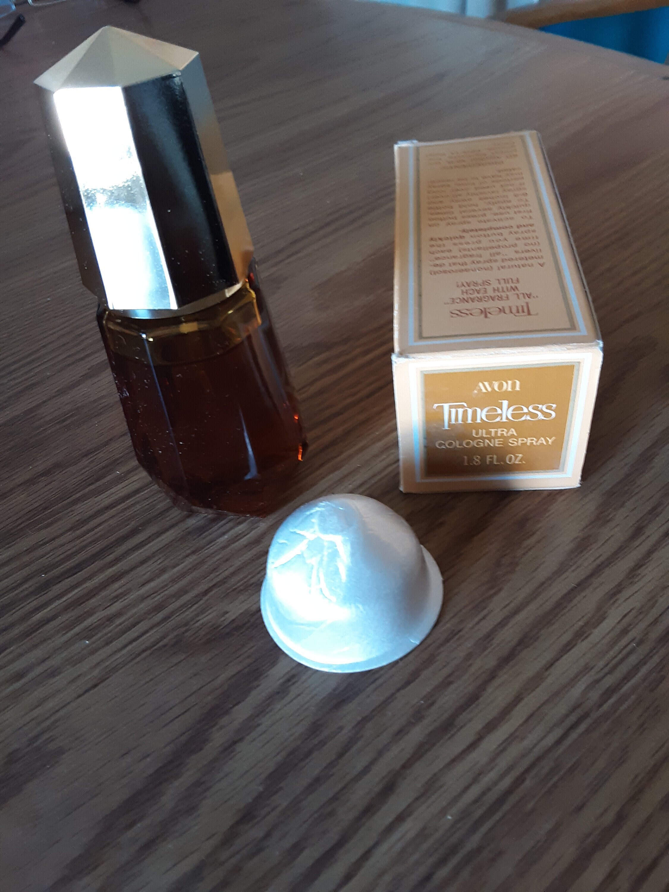 Avon TIMELESS Ultra COLOGNE Spray 1.8 fl oz FULL Never Used Mint in Box Vintage 1980s