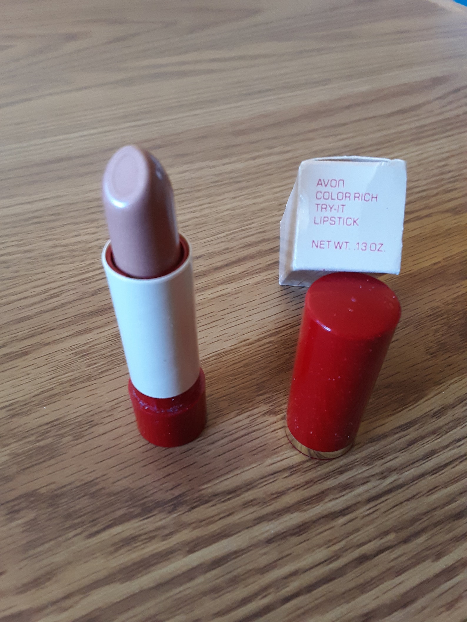 Vintage Avon CAFE AU LAIT Color Rich Lipstick Mint in Box, Never Used