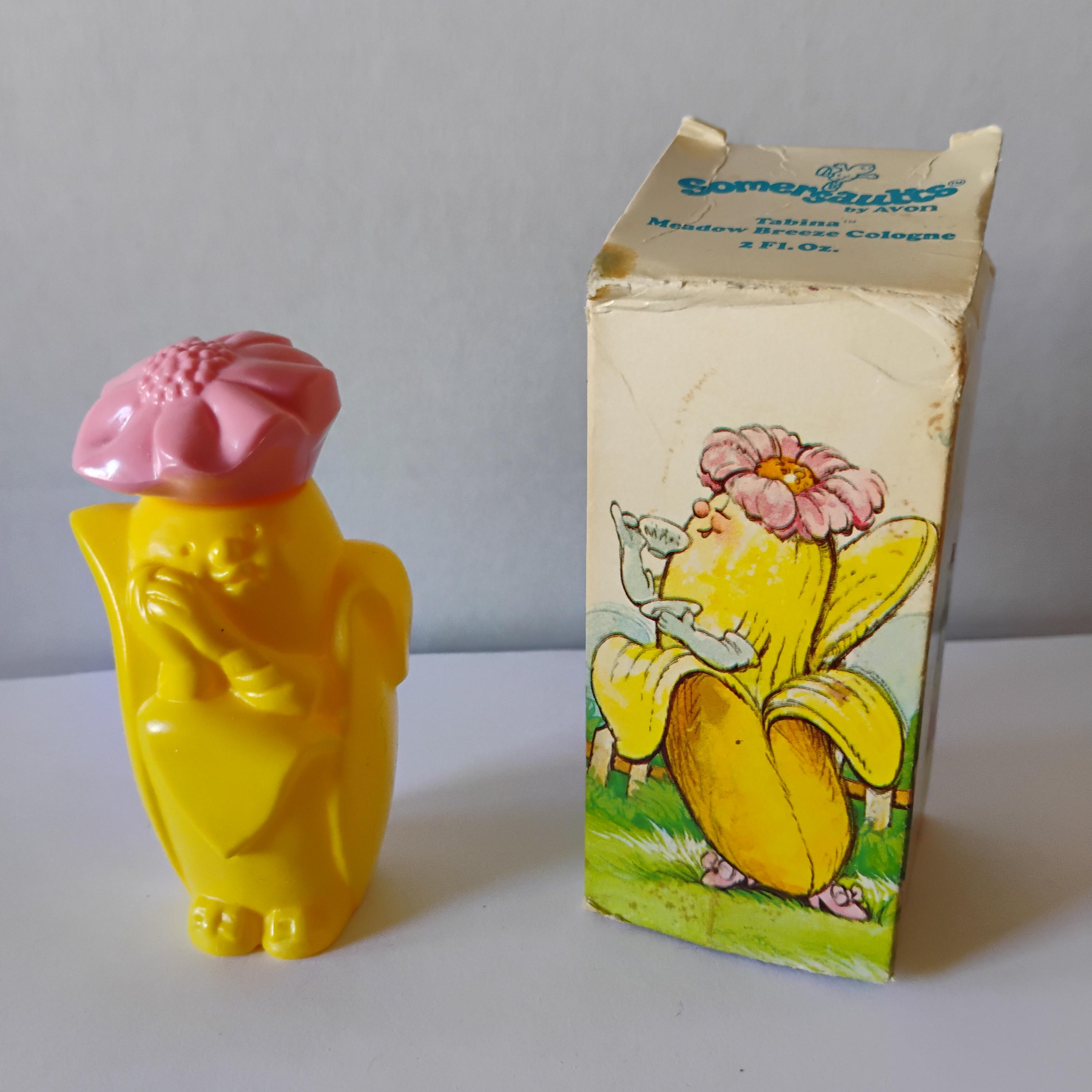 Avon SOMERSAULTS TABINA (banana) With Meadow Breeze Cologne, Full