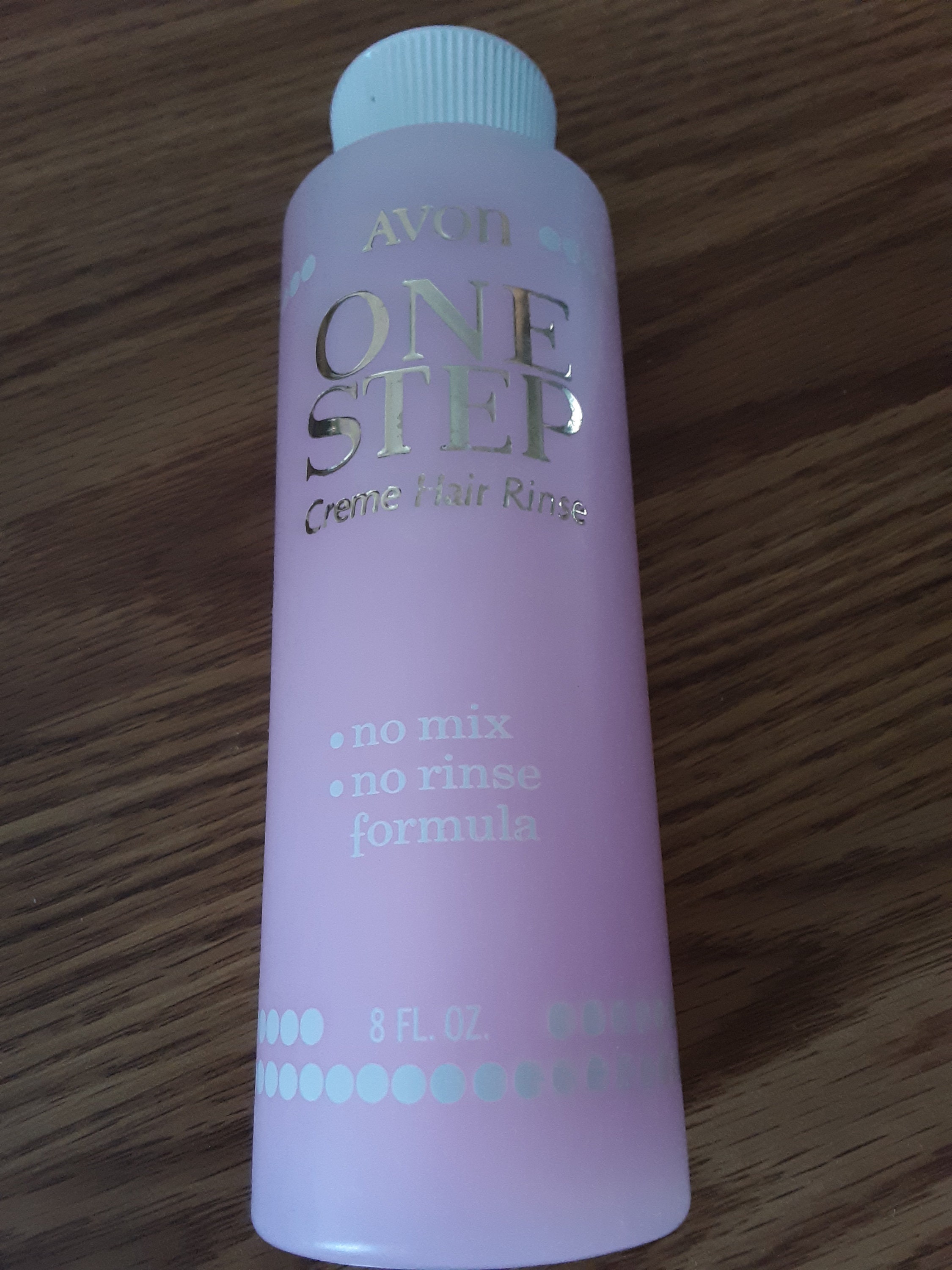 Avon ONE STEP Creme Hair Rinse 8 Fl Oz Full, Never Used Mint Condition