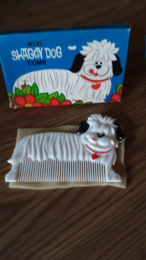 Avon SHAGGY DOG (Old English Sheepdog) Hair COMB -