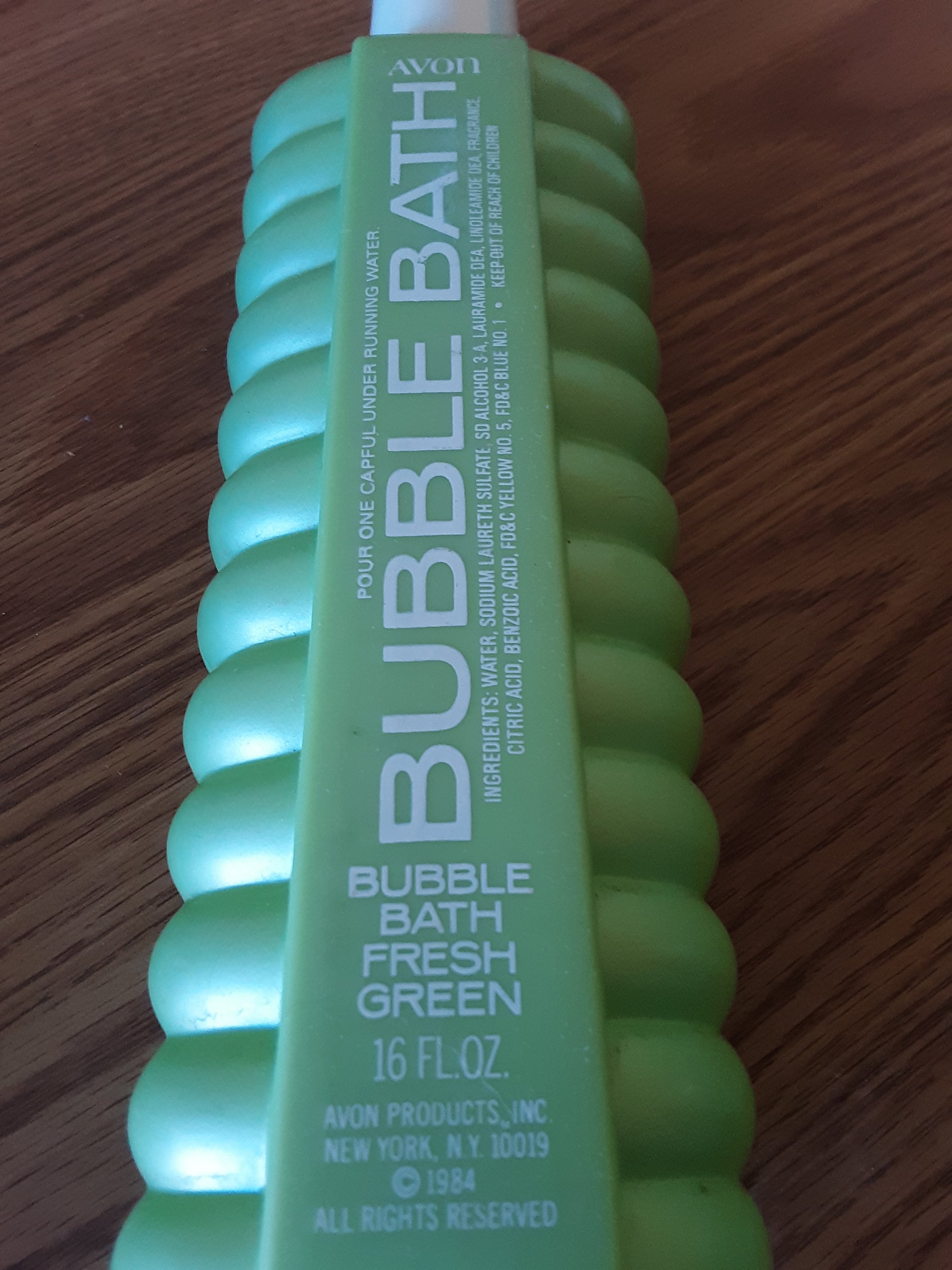 Avon FRESH GREEN Bubble Bath 16 Fl. Oz. FULL Never Used Etsy