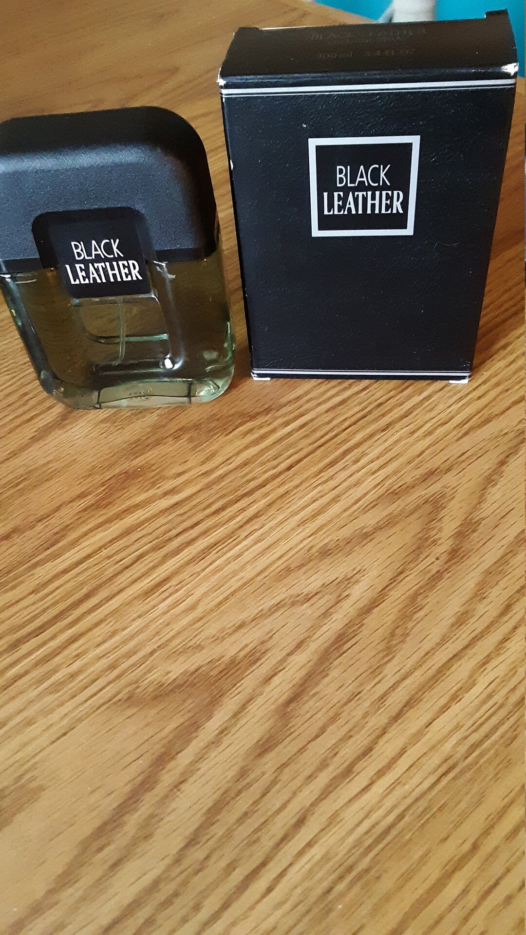FULL Avon 1997 BLACK LEATHER Cologne Spray for Men 3.4 Fl Oz., Never