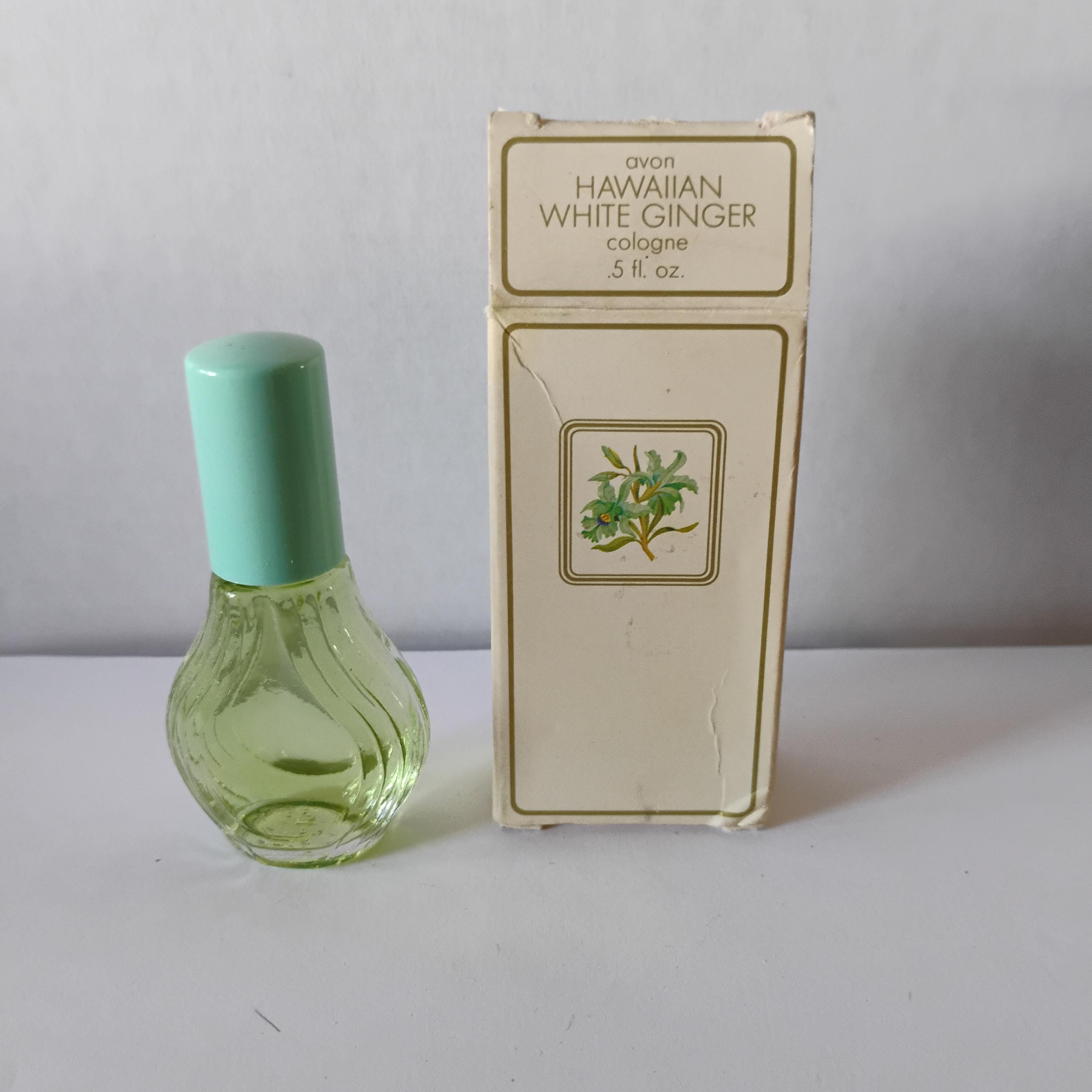 Avon 1993 HAWAIIAN WHITE GINGER Cologne Mini Splash .5 Fl. Oz