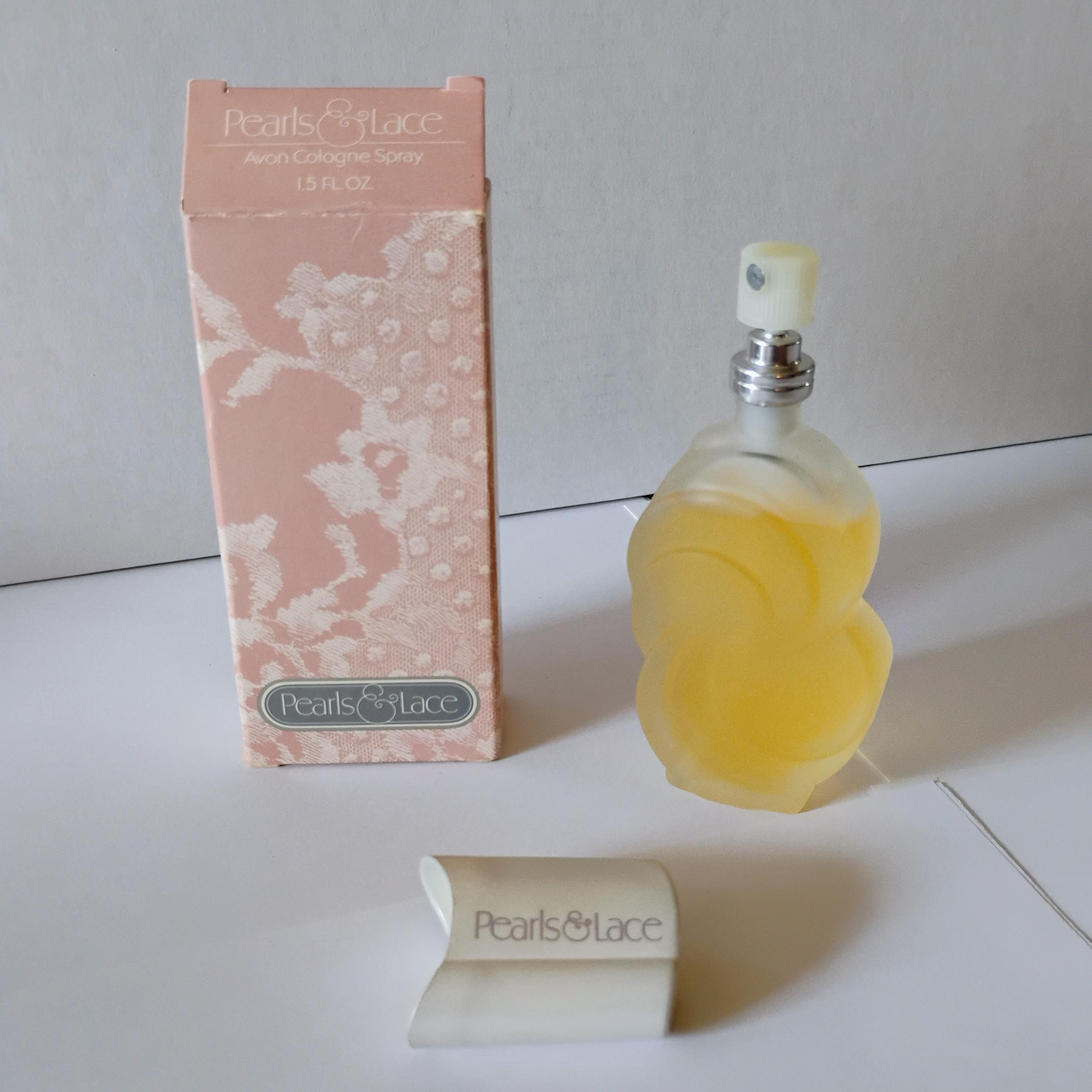 FULL Avon PEARLS & LACE Cologne Spray 1.5 Fl Oz. Full, Never Used