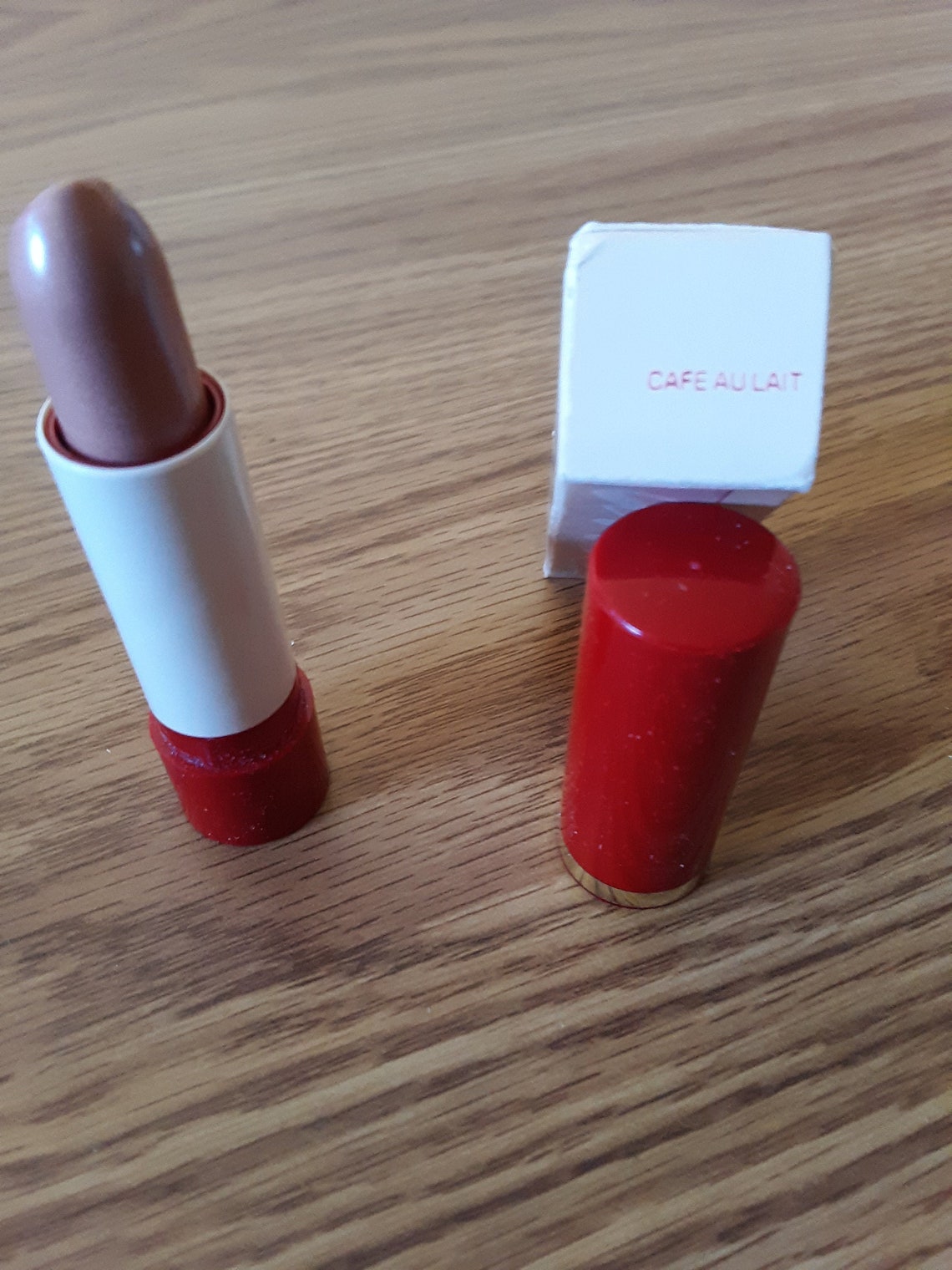Vintage Avon CAFE AU LAIT Color Rich Lipstick Mint In Box