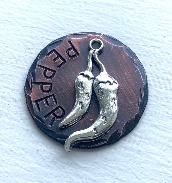 Dog Tag Dog Tags for Dogs Pepper Dog Tag Hand Stamped Dog Etsy