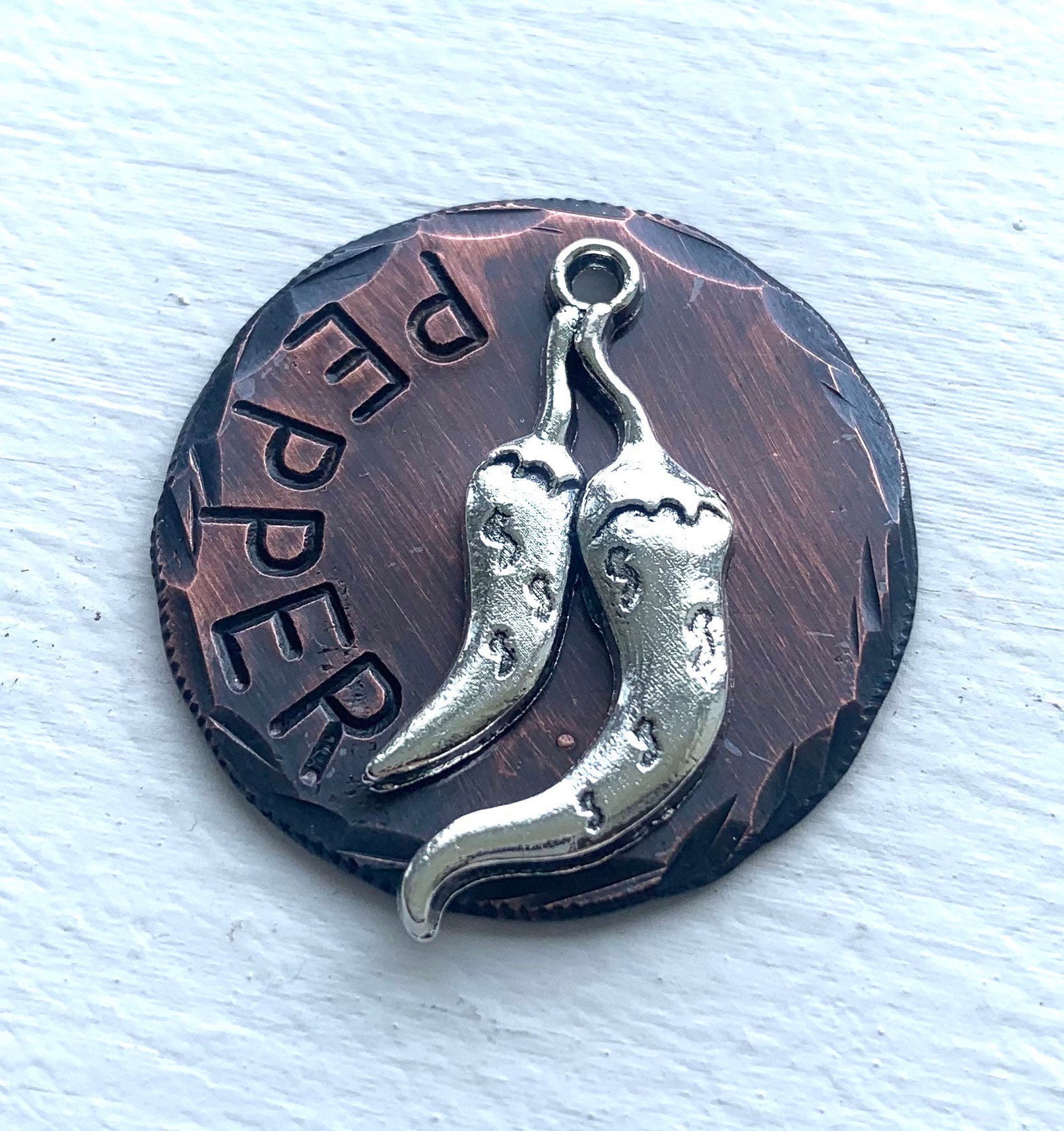 Dog Tag Dog Tags for Dogs Pepper Dog Tag Hand Stamped Dog Etsy