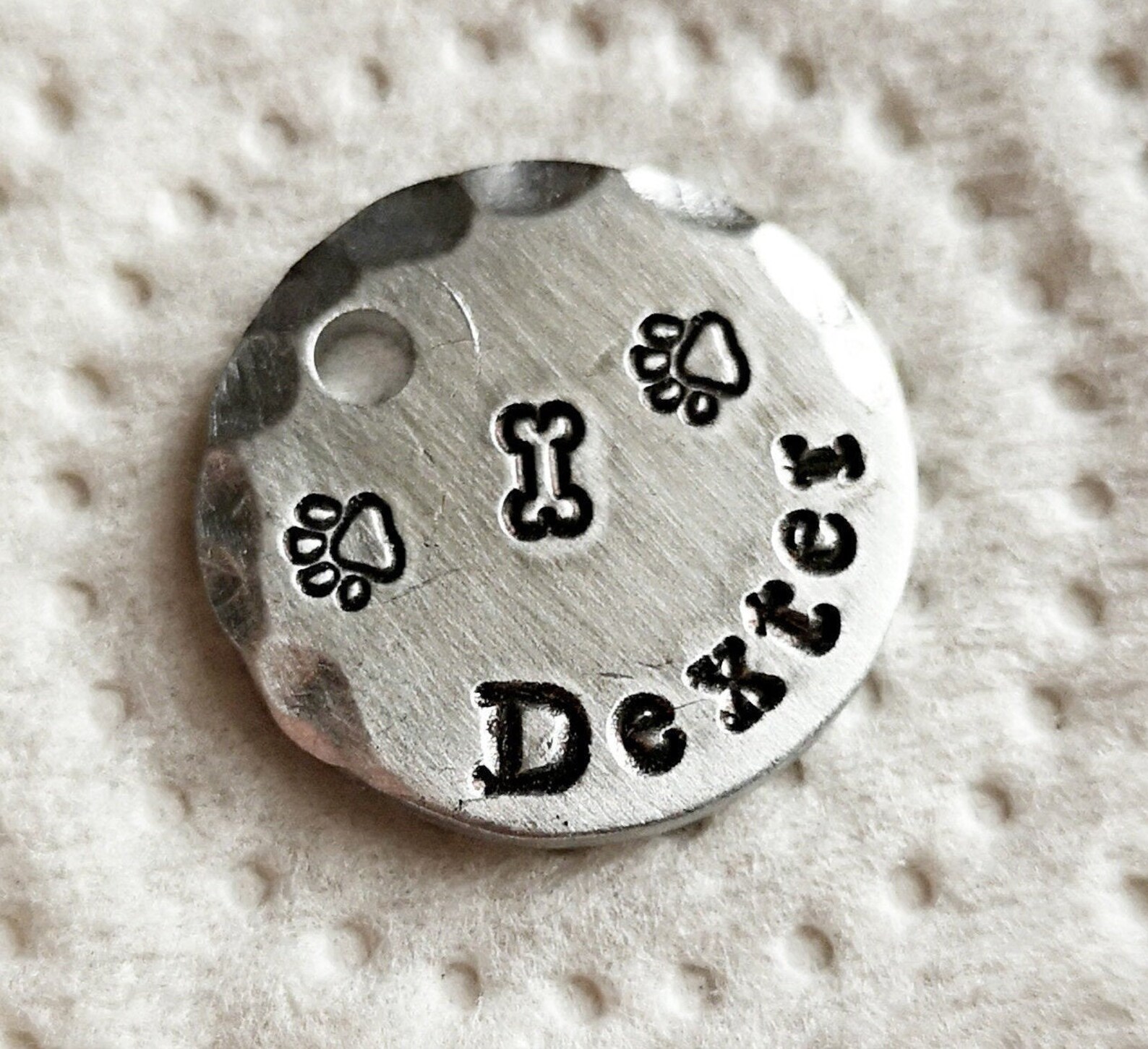 Dog Tag Dog Tags for Dogs Dog Tag Hand Stamped Dog Tag Etsy