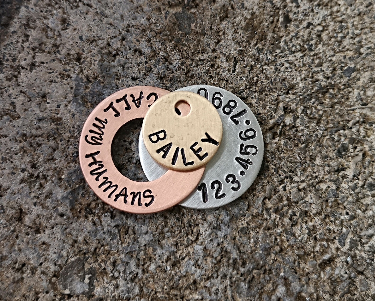 Dog Tag Dog Tags for Dogs call my humans Dog Tag Hand Etsy