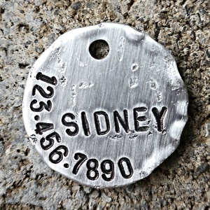 Dog Tag, Hand Stamped Dog Tag | Dog Tags for Dogs, Dog Tags, Personalized Dog Tags