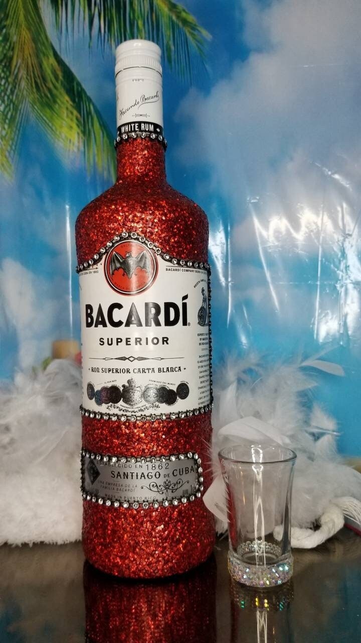 Bacardi Shot Glass - Etsy