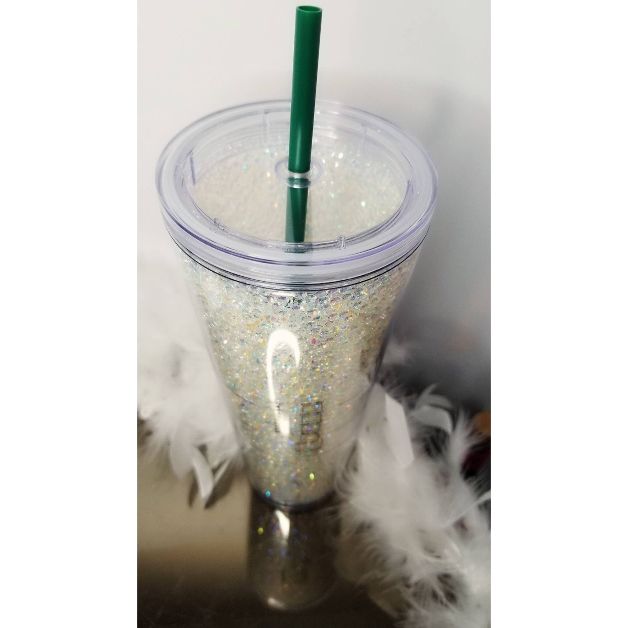 Rhinestone Filled Starbucks Tumbler. Beautiful - Etsy