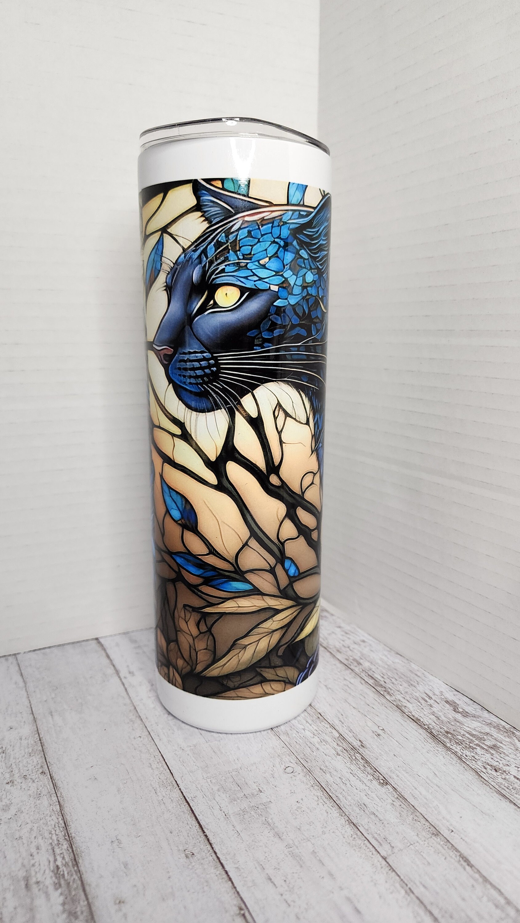 Black Panther Stainless Steel Tumbler: Sublimated 30 Oz Beverage