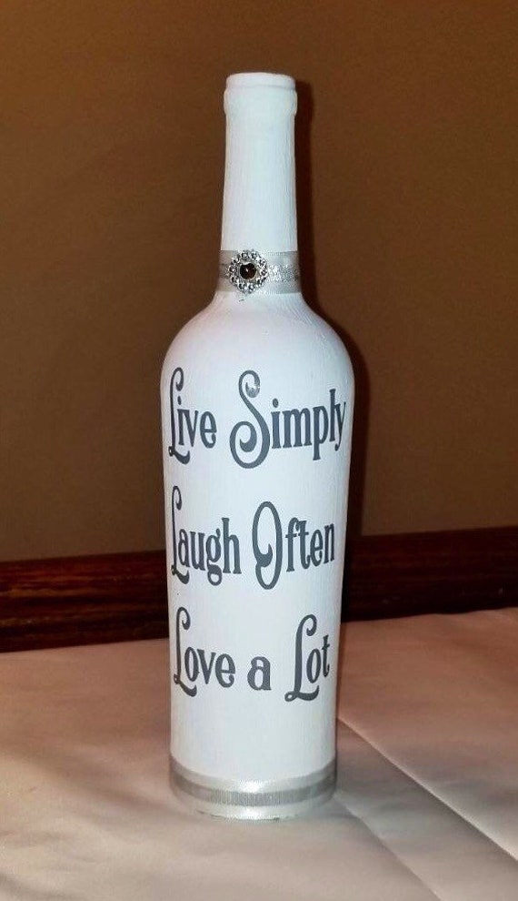 UPCYCLE WINE Bottle HOME Decor | Etsy
