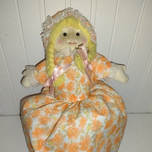 Vintage Goldilocks and the Three Bears Topsy Turvy Doll Cloth Stuffed Goldilocks Mama Bear Papa Bear & Baby Bear