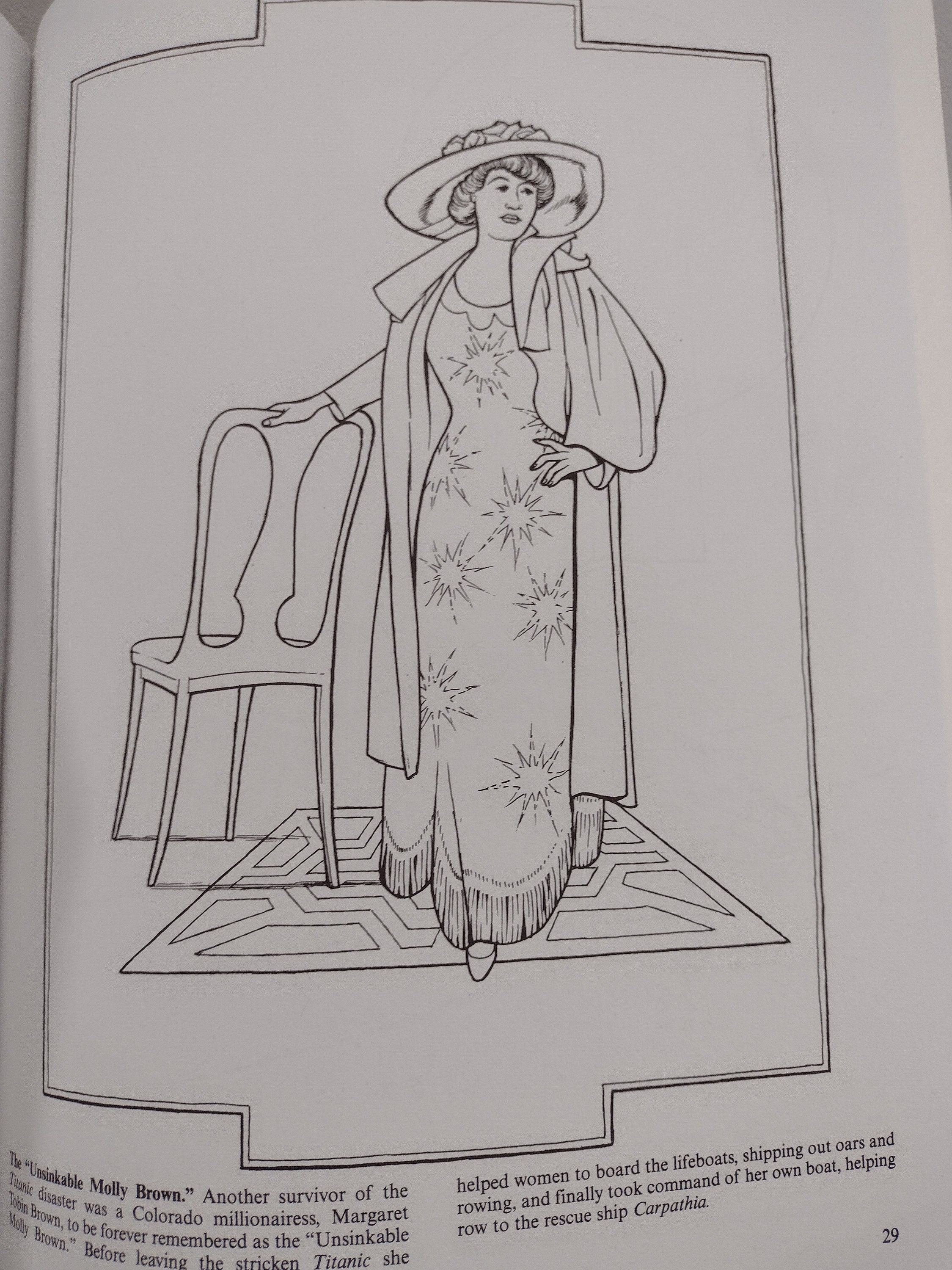 The Titanic Coloring Book Dover 1997 Paperback RMS Titanic by Etsy