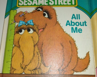 On My Way With Sesame Street Book Volume 5 Hardcover 1989 All About Me