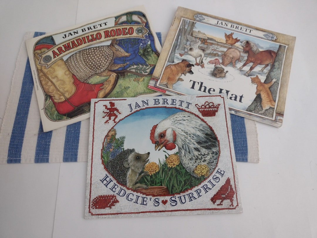 Jan Brett Armadillo Rodeo Hedgie's Surprise the Hat - Etsy