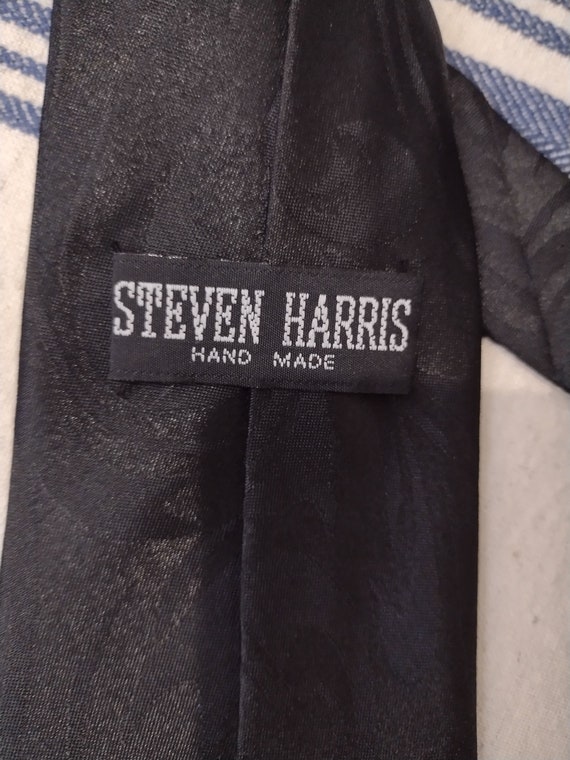 1990s Steven Harris Handmade Designer Tie - Holy … - image 5
