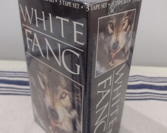 1995 White Fang VHS Video Box Set Three Movies Unopened Jack London Stories