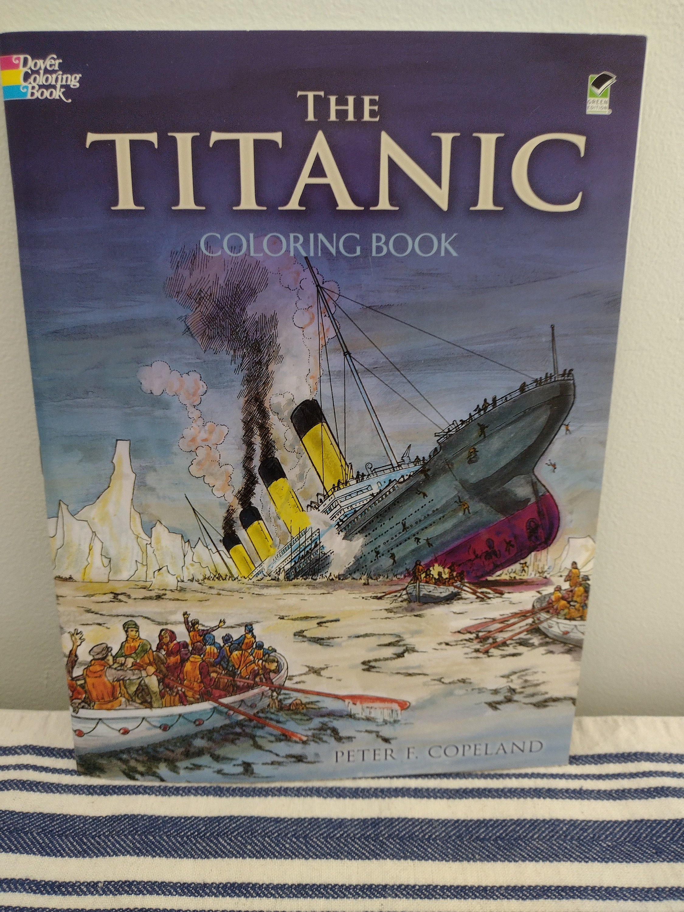 The Titanic Coloring Book Dover 1997 Paperback RMS Titanic by - Etsy
