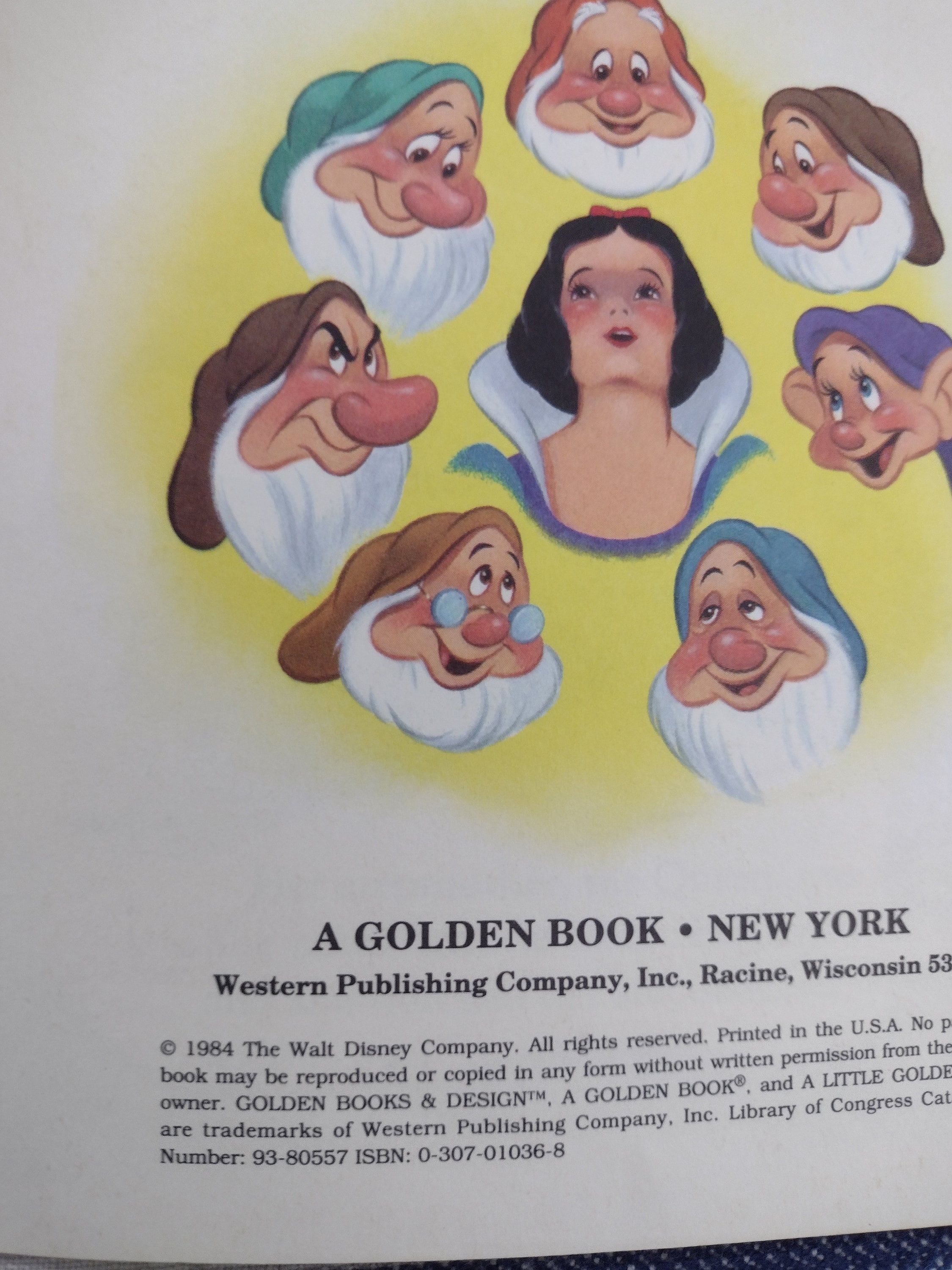 A Little Golden Book - Walt Disney's Snow White and the Seven Dwarfs ...